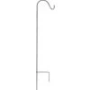 84 In. Single Shepherd’s Hook, Black -Sprout Haven 84 in single shepherd s hook black 1622816676 l