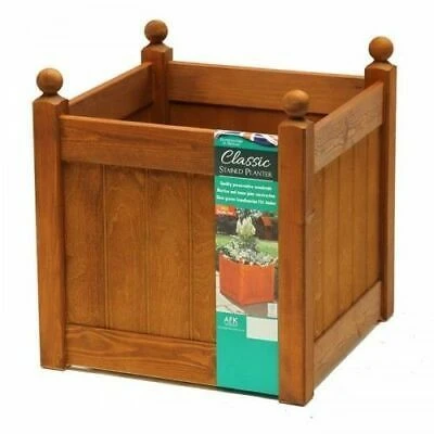 Beech Stained Planter 460 3 Beech Stained Planter 460