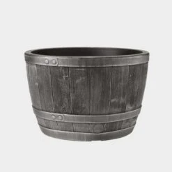 Blenheim Half Barrel Pewter 61Cm