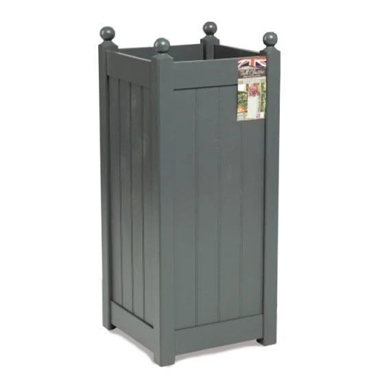 Classic Tall Planter Charcoal 3 Classic Tall Planter Charcoal