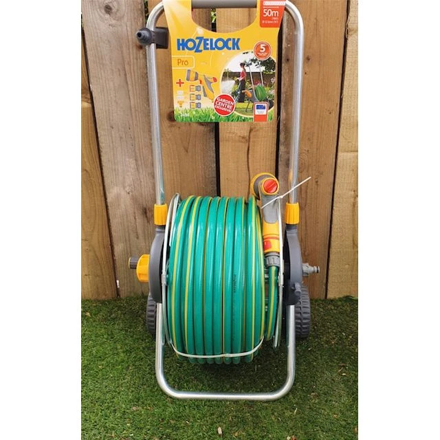 Hozelock Hose Cart Prem Metal 50M Hose 3 Hozelock Hose Cart Prem Metal 50M Hose